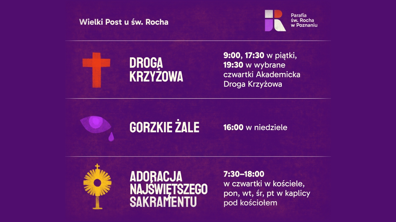 Nabożeństwa w Wielkim Poście u św. Rocha