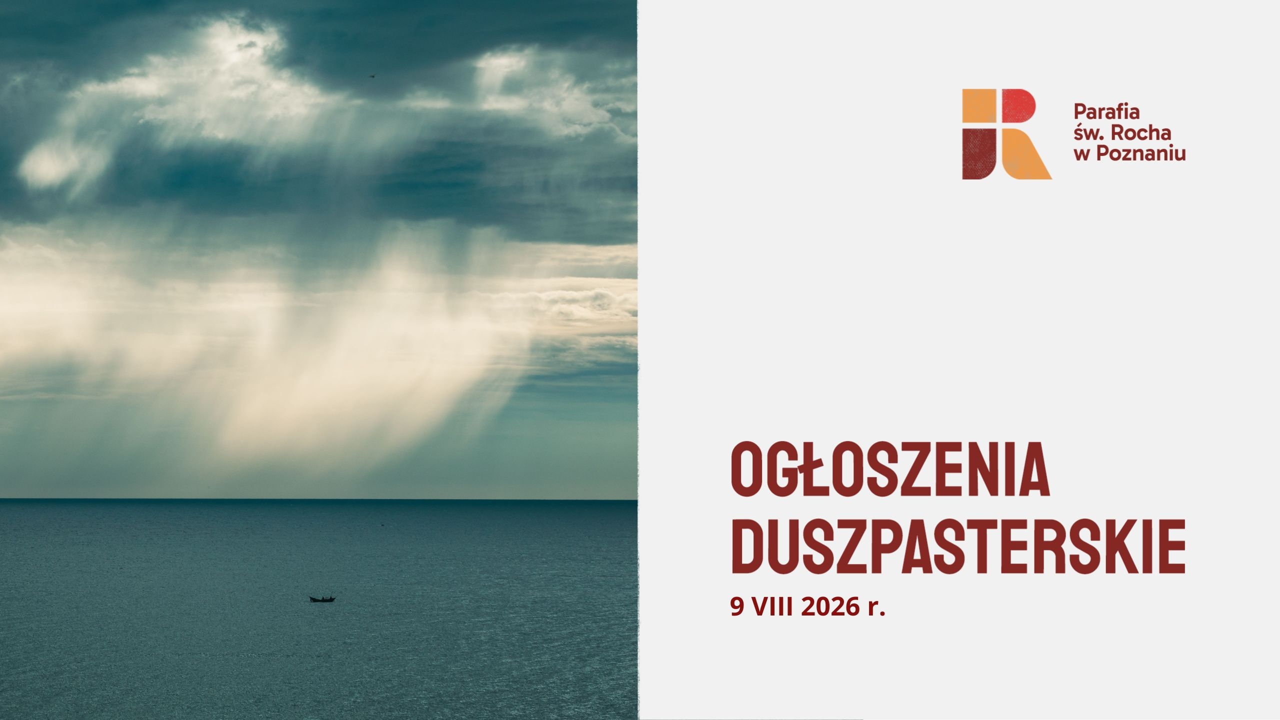 19 niedziela zwykła, 9 sierpnia 2026