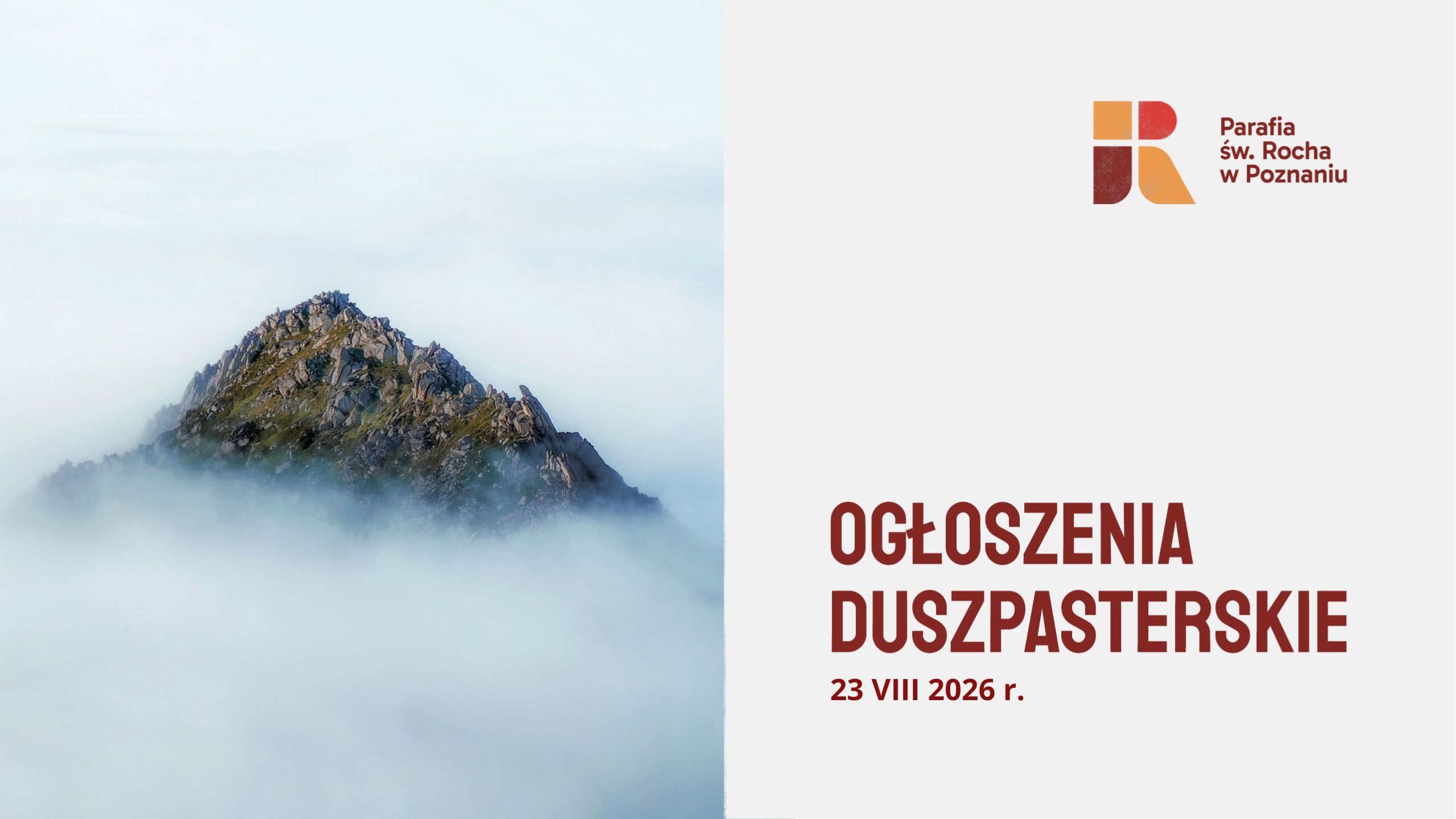 21 niedziela zwykła, 23 sierpnia 2026 